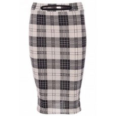 Celeb Tartan Pencil Skirt