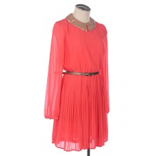 Classic Sequin Collar Dress