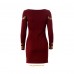Hot Long Sleeves Bodycon Dress In The Style Of Kim Kardashian And Beyonce