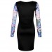 Chic Bodycon Long Sleeve Celebrity Inspired Dress