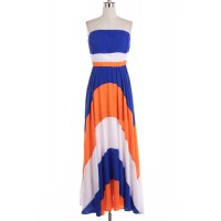 Colorblock Maxi Dress