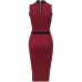J-Lo High Neck Aztec Printed Dress