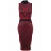 J-Lo High Neck Aztec Printed Dress