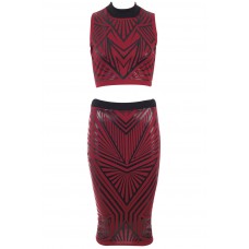 J-Lo Aztec Printed Two Piece Suit J-Lo Aztec Printed Two Piece Suit