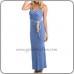 Tany Royal Blue & White Maxi Dress Tany Royal Blue & White Maxi Dress