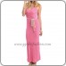 Tany Pink & White Maxi Dress