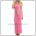 Tany Pink & White Maxi Dress Tany Pink & White Maxi Dress