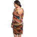 Celebrity Inspired Geo Pattern Design Bodycon Dress