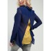 Blue Contrast Layered shirt